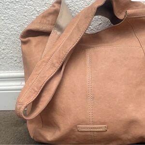 Lucky Brand Peachy Pink Shoulder Hobo